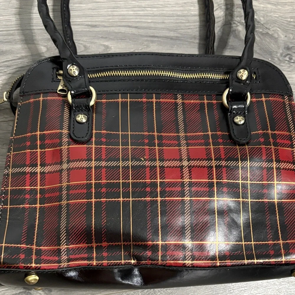 Patricia Nash Tartan Leather Shoulder Bag - Picture 3 of 16